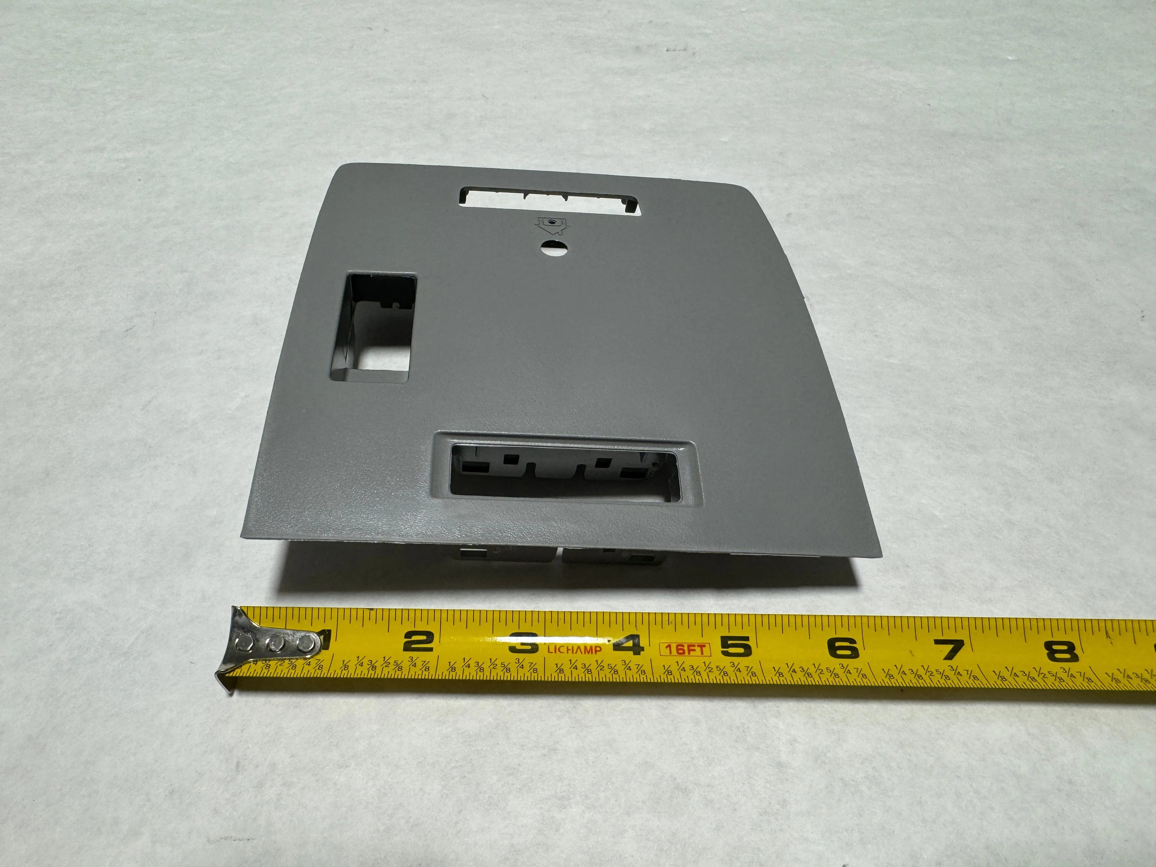 2014-2018 Silverado Sierra Light Ash Gray Roof Console Opening Trim Plate OEM