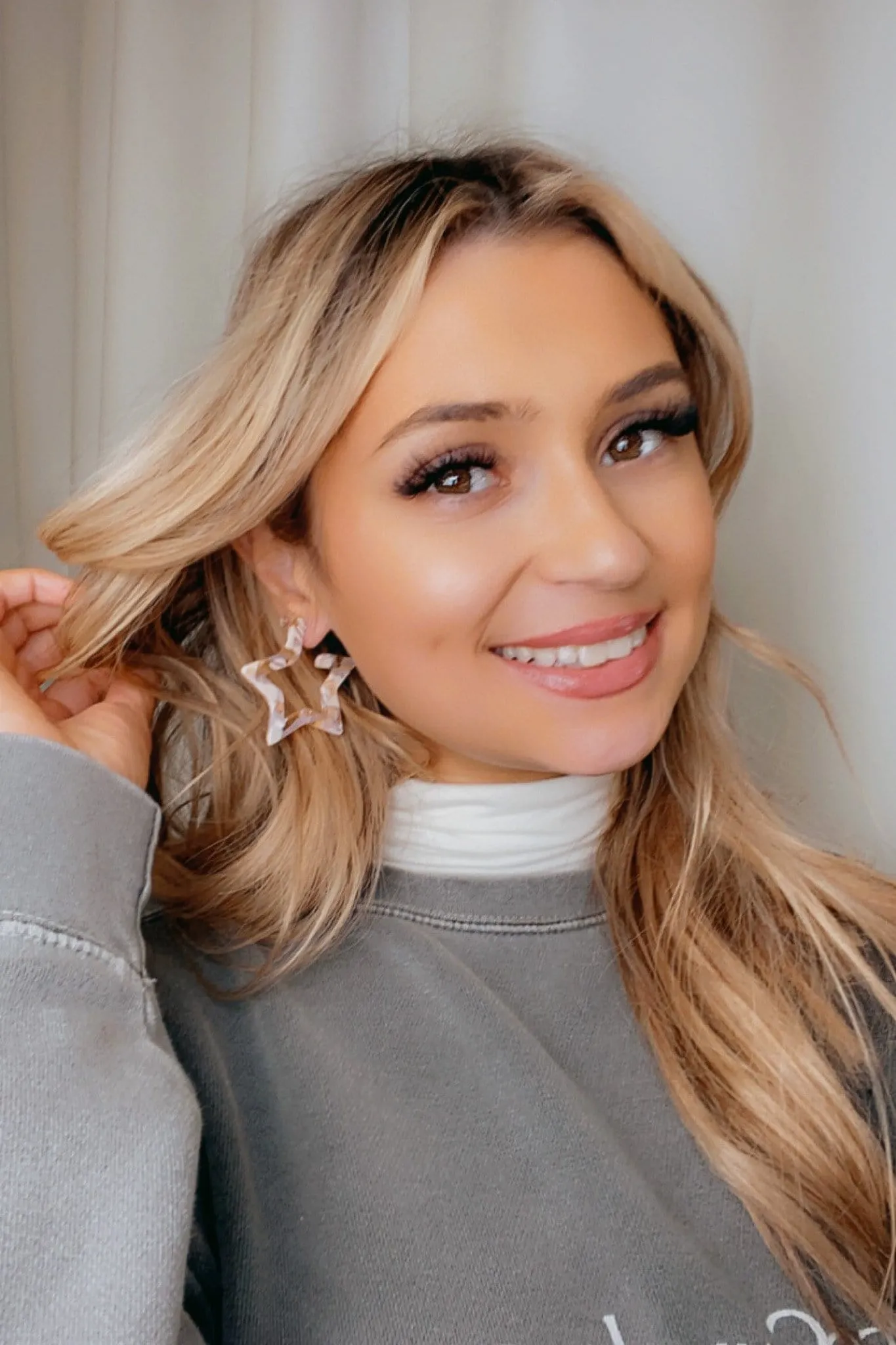 Acrylic Star Earrings