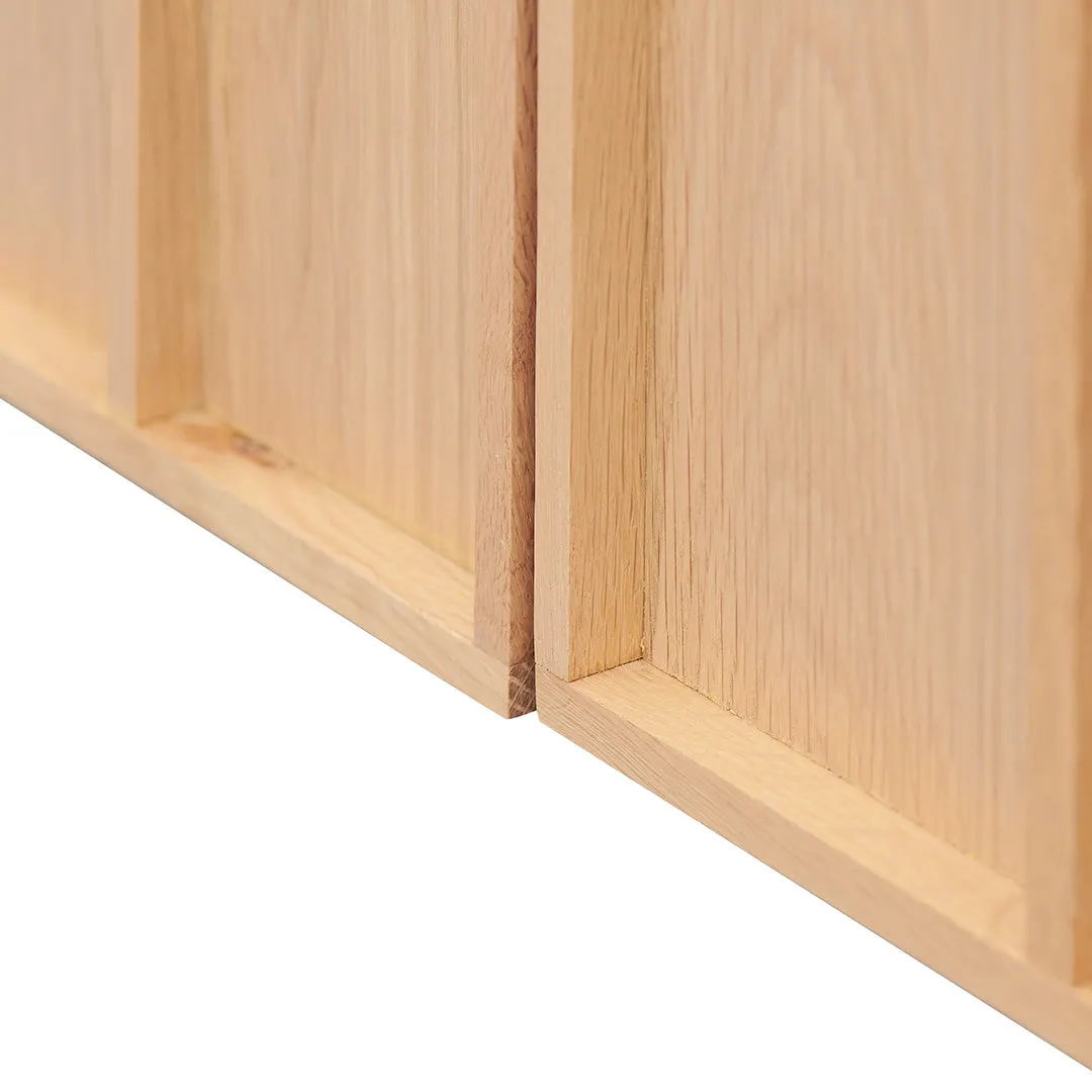 Aniya 2m Wooden TV Entertainment Unit - Natural