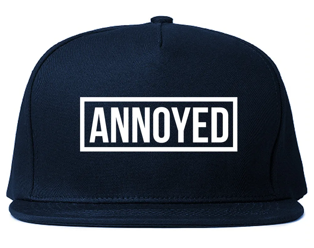 Annoyed Mens Snapback Hat