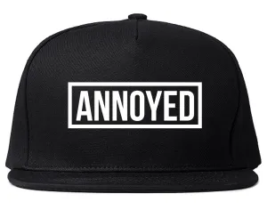 Annoyed Mens Snapback Hat