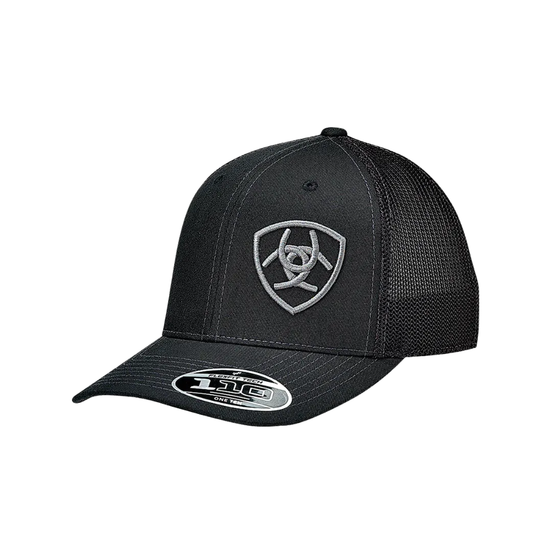 Ariat Black Mesh Logo Embroidered Cap