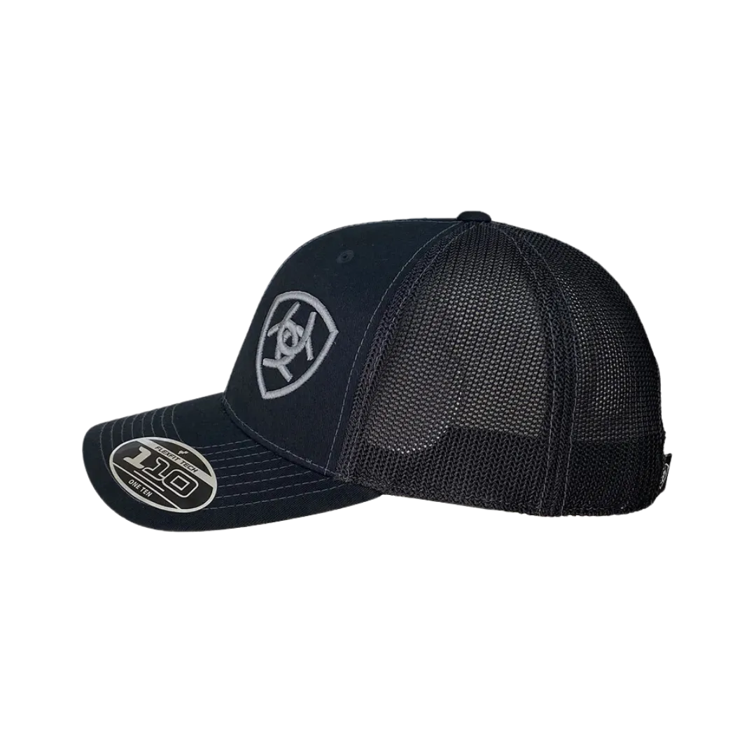 Ariat Black Mesh Logo Embroidered Cap