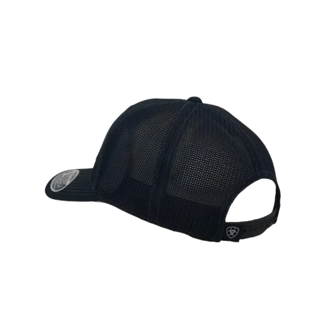 Ariat Black Mesh Logo Embroidered Cap