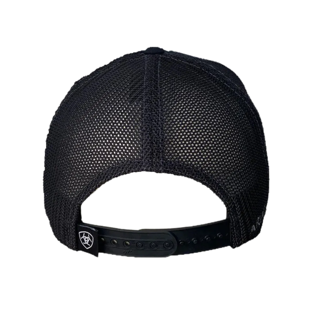 Ariat Black Mesh Logo Embroidered Cap