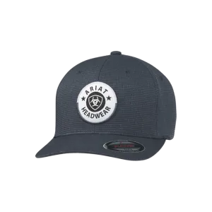 Ariat Blue Round Rubber Shield Patch Cap