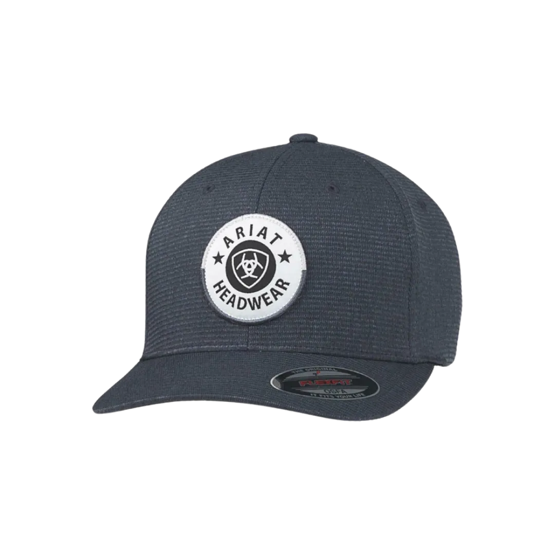Ariat Blue Round Rubber Shield Patch Cap