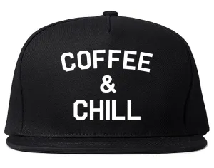Coffee And Chill Funny Mens Snapback Hat