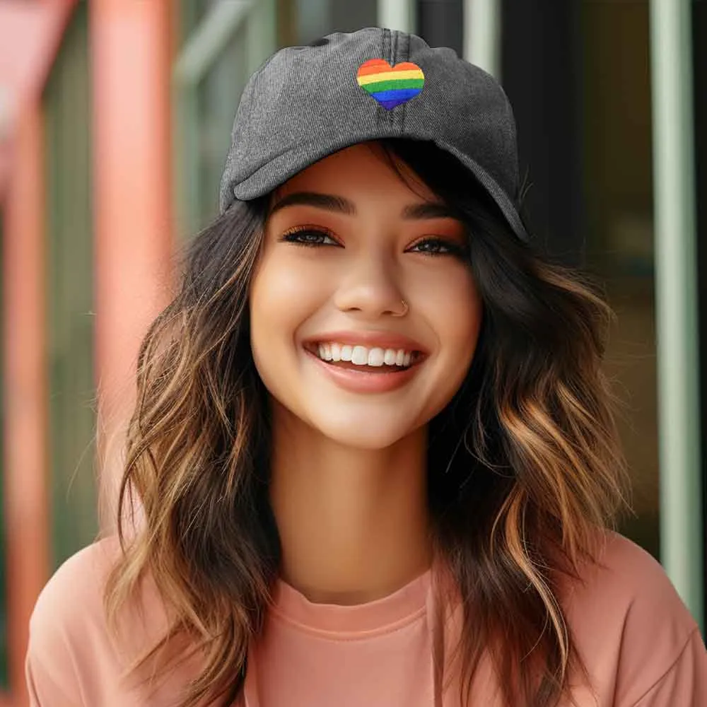 Dalix Rainbow Heart  Cap