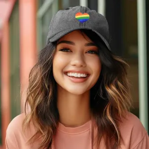 Dalix Rainbow Heart  Cap