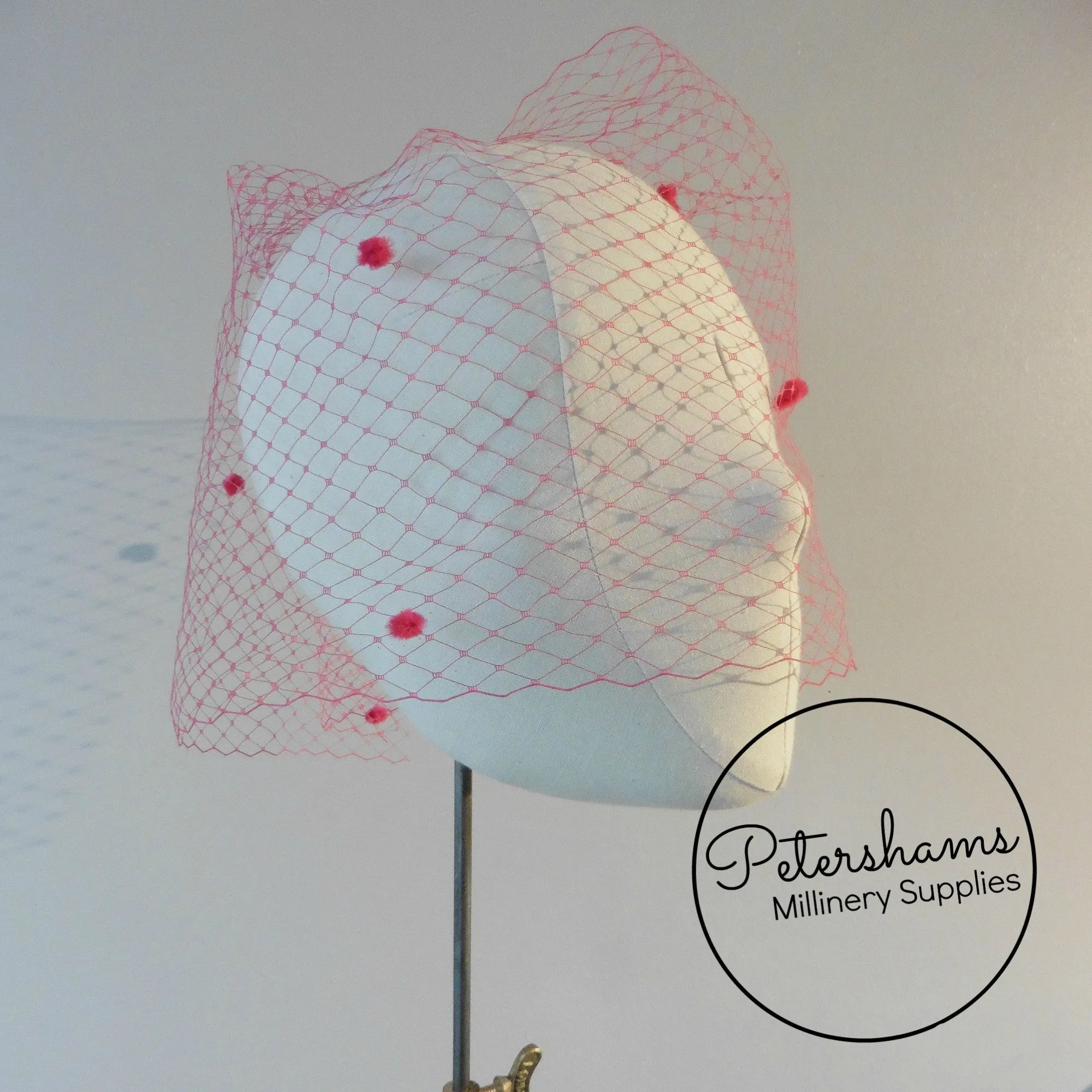 Dotted 9 Inch (23cm) Veiling - 1m