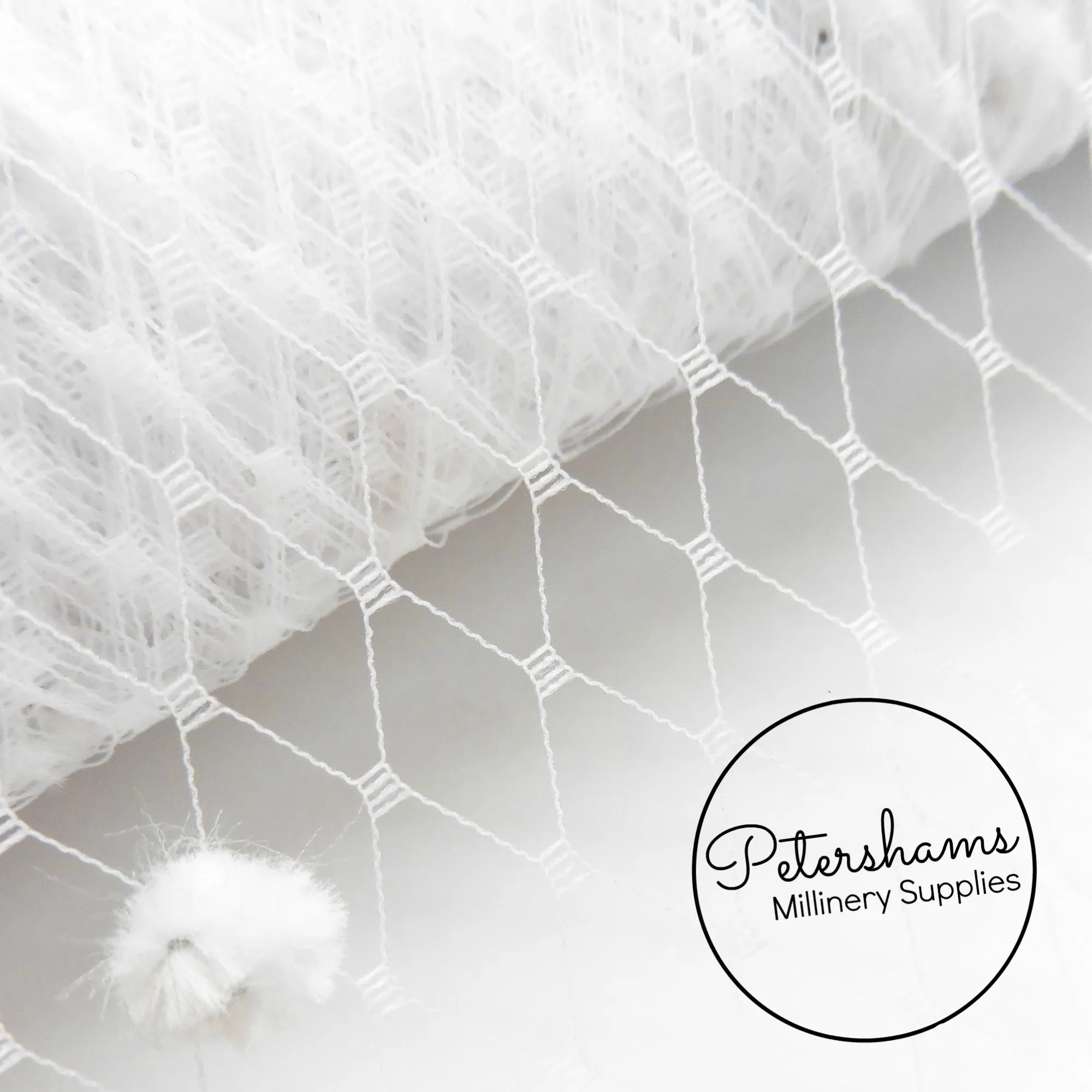 Dotted 9 Inch (23cm) Veiling - 1m