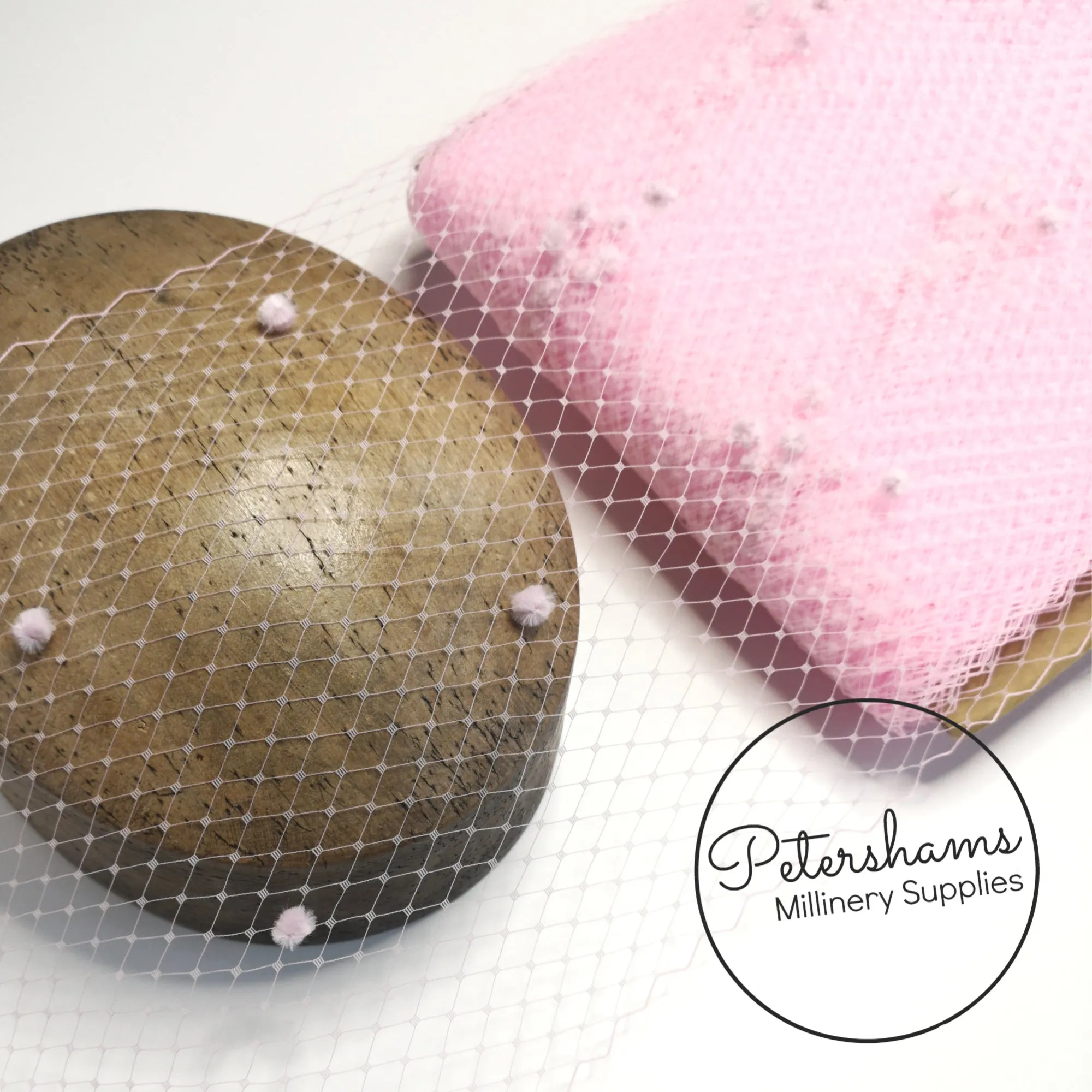 Dotted 9 Inch (23cm) Veiling - 1m