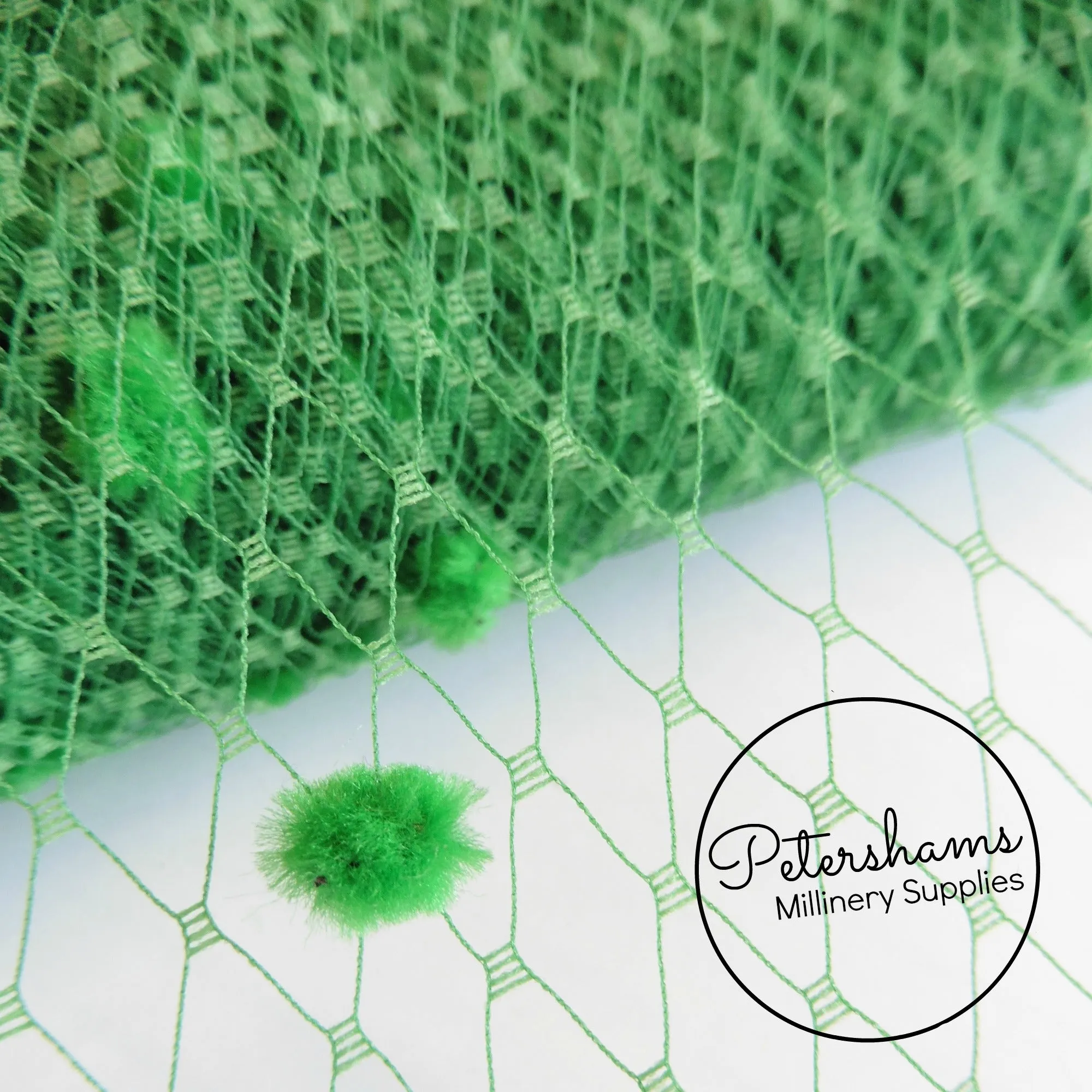 Dotted 9 Inch (23cm) Veiling - 1m