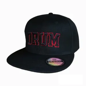 Drum Snapback - Black/Red