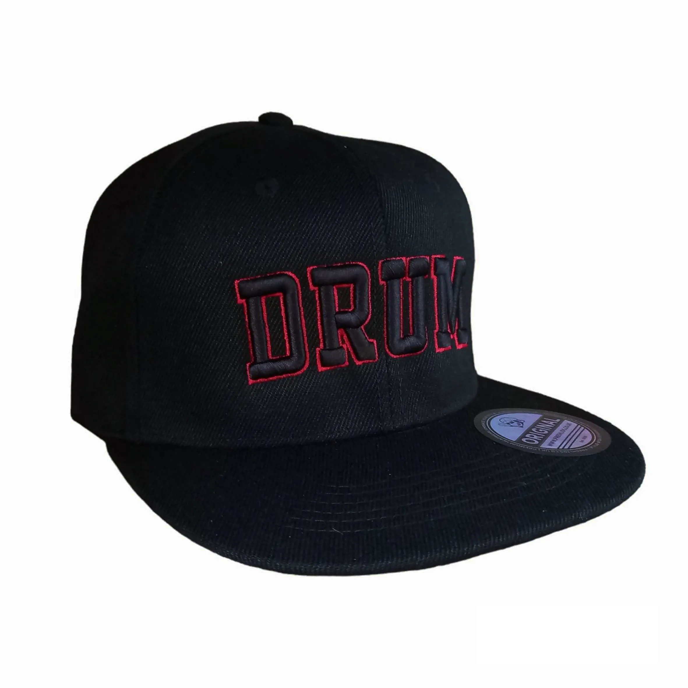Drum Snapback - Black/Red