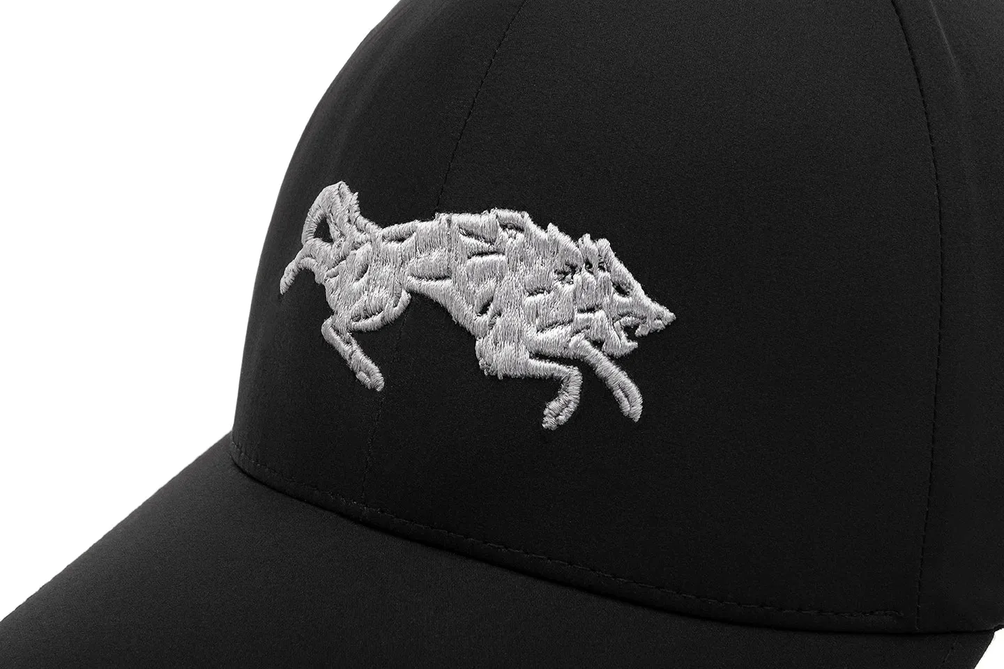 GRAY WOLF SPORT HAT - BLACK