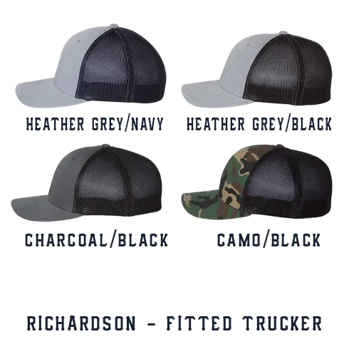 Maltese Multi Front Custom Hat - Fitted Trucker