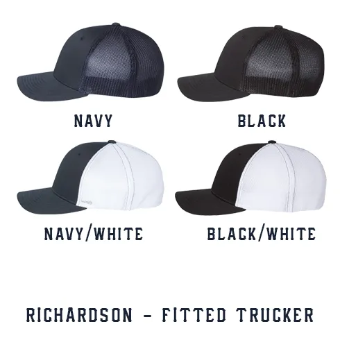 Maltese Multi Front Custom Hat - Fitted Trucker