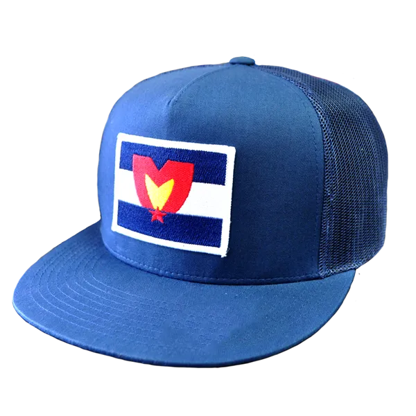 Mile High Patch Snapback (Blue & Blue)