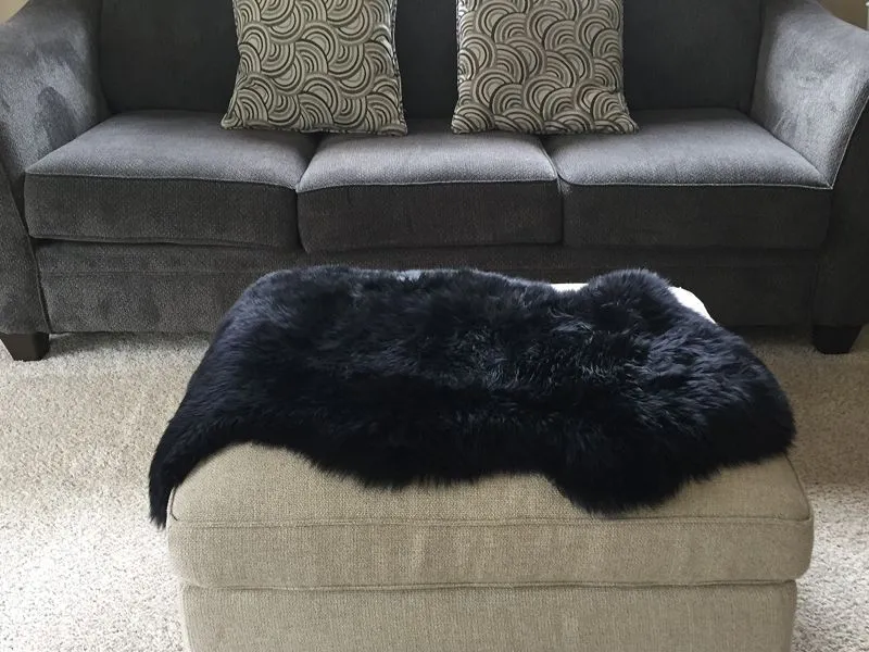 Motorcycle Seat Cover / Sheepskin Rug