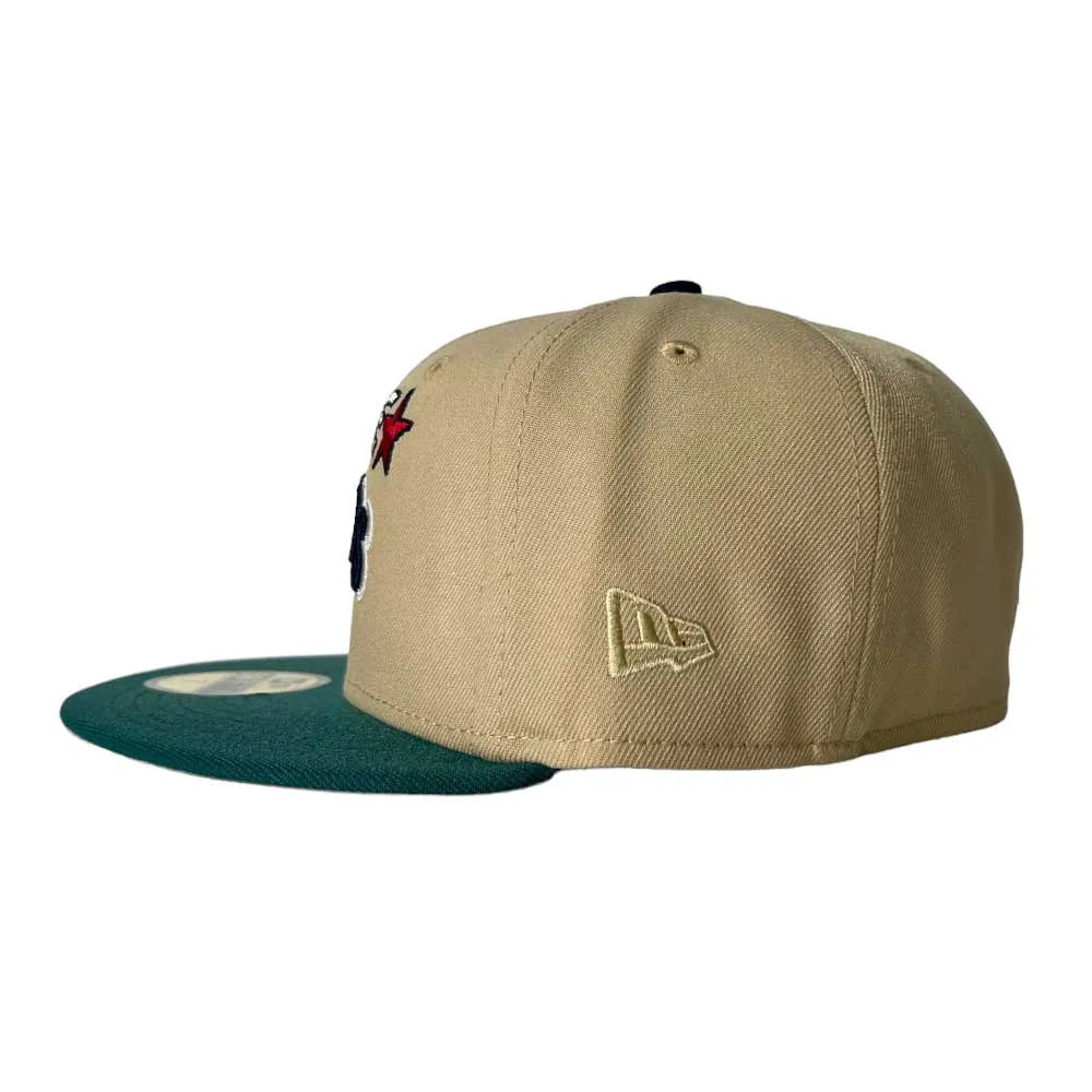 New Era Hat 5950 Houston Astros Vegas Gold Emerald Aeros