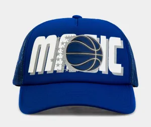 Orlando Magic Billboard Trucker Mens Hats (Blue)