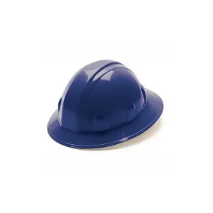 Pyramex HP26160 SL Full Brim 6 Point Ratchet Hard Hat, Blue, 1 Each