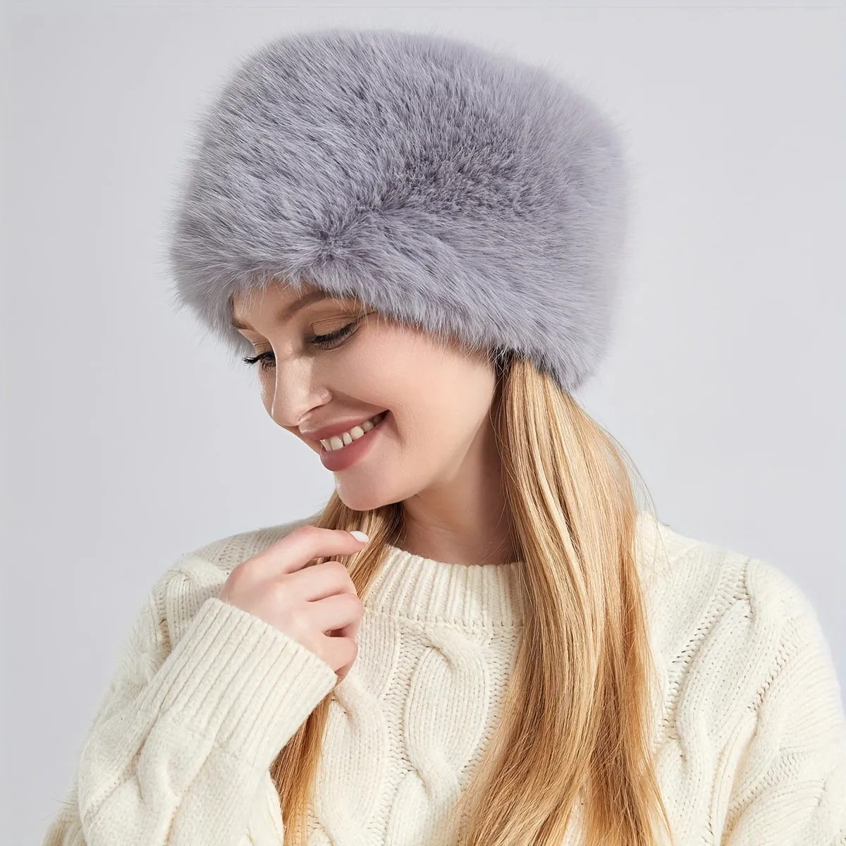 Stylish Faux Fur Cossack Hats for Women Warm  Coldproof