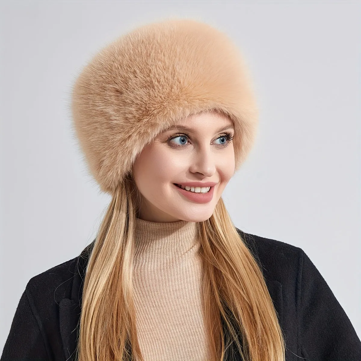 Stylish Faux Fur Cossack Hats for Women Warm  Coldproof