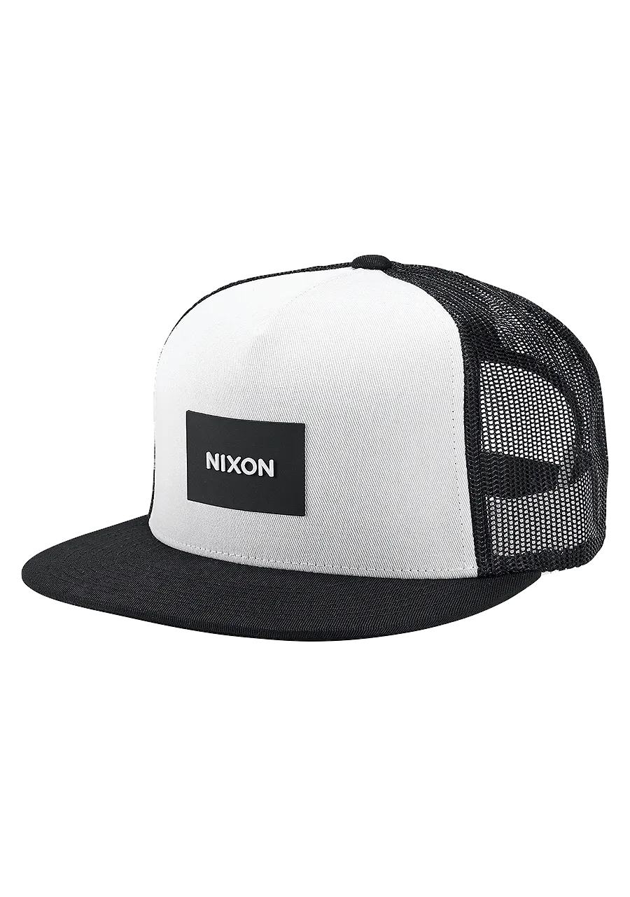 Team Trucker Hat - Black / White