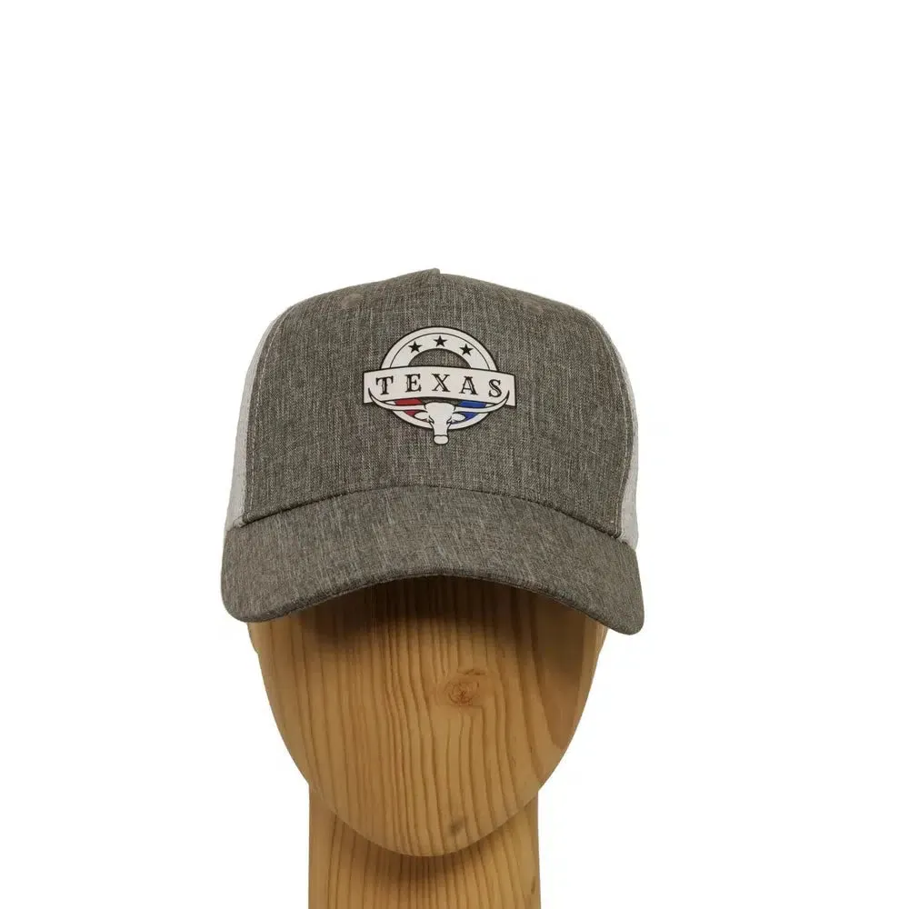Texas | Mens Grey Trucker Hat