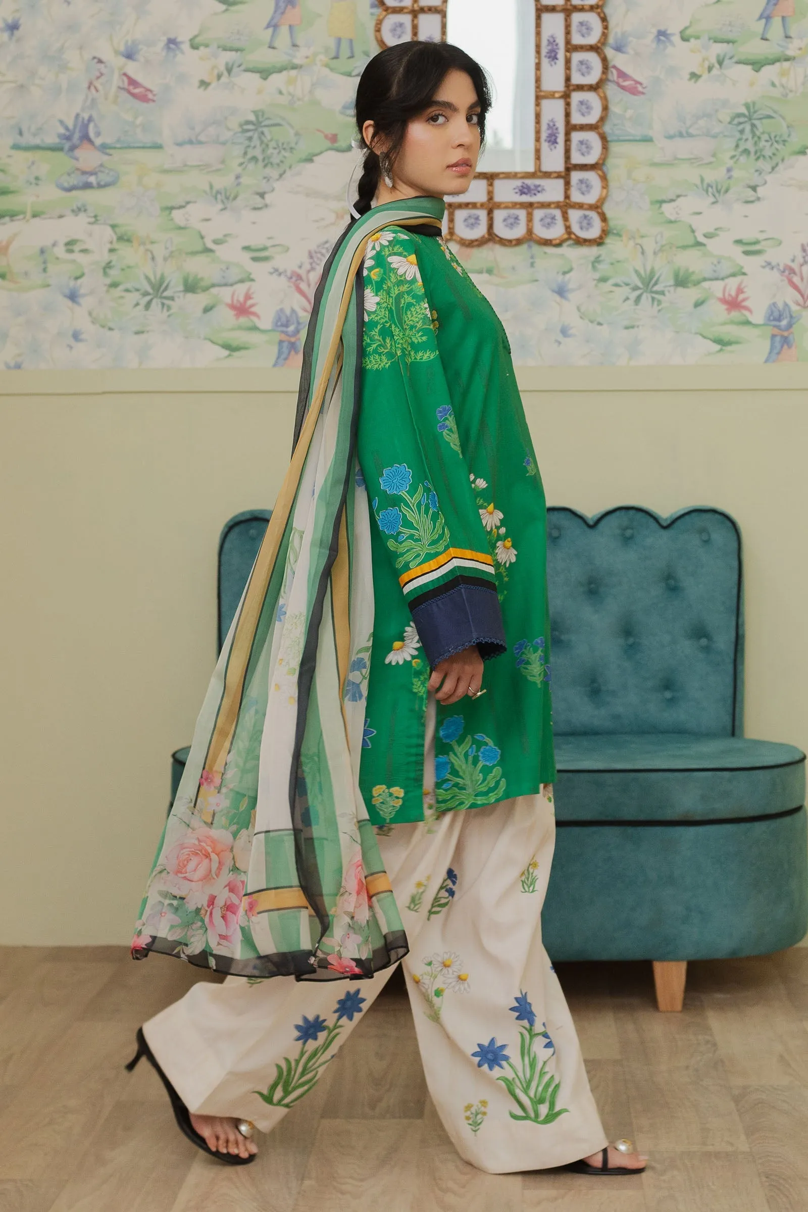 Zara Shahjahan Coco Prints Vol-II – CHERIMOYA-D10